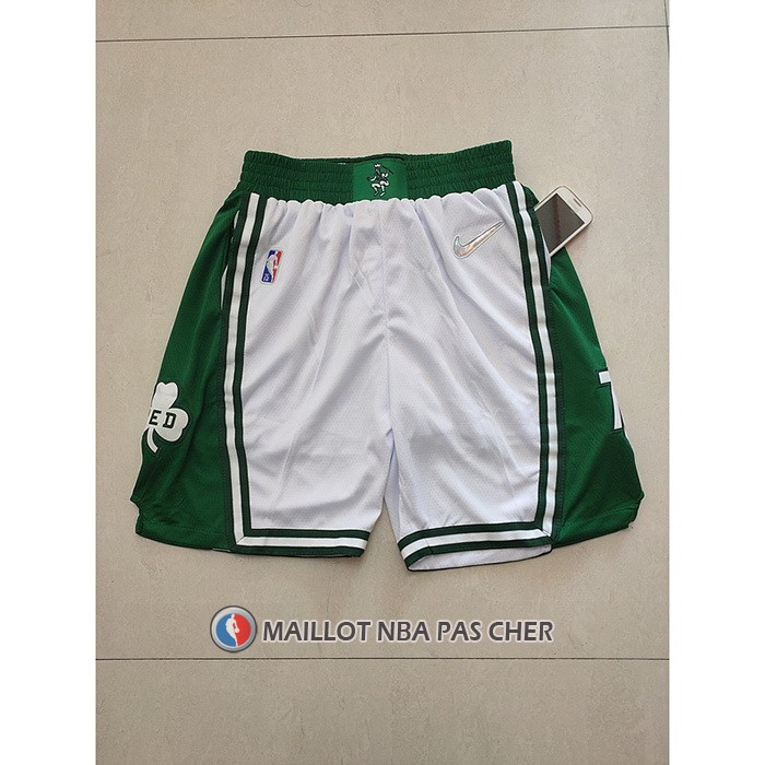 Short Boston Celtics 75th Blanc